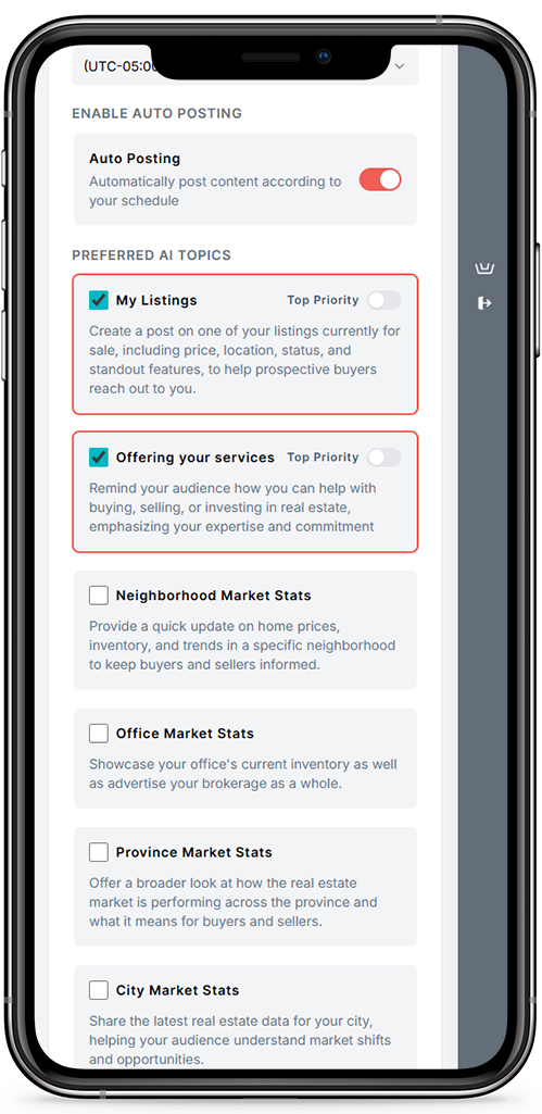 Axion app usage slideshow